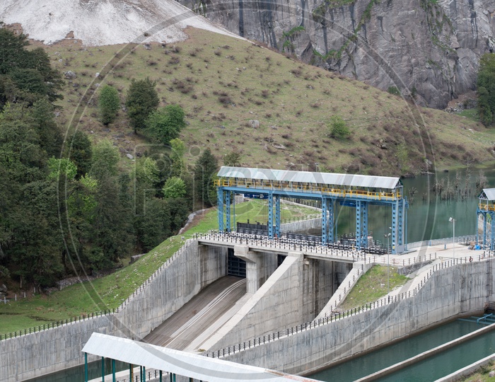 A Dam in Hamta Pass Trek