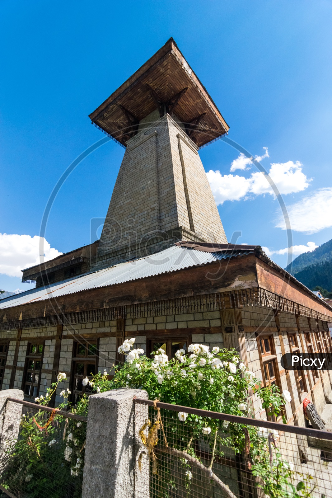 Architecture of Manu Temple at Manali