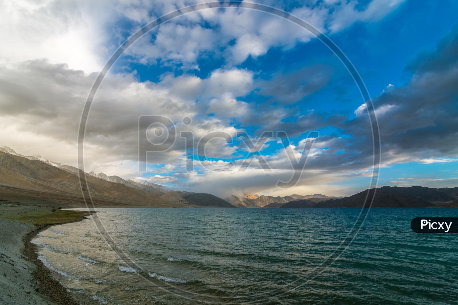 A Landscape of Mirpal Tso Lake in Ladakh