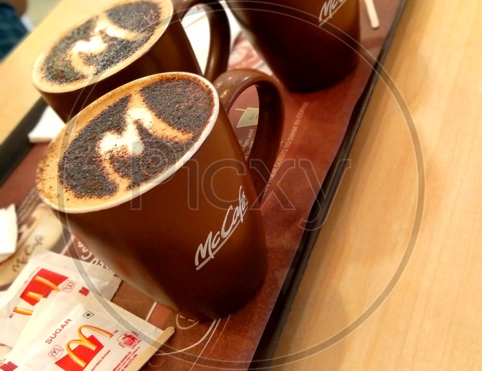 Mc Cafe. coffee in mcdonalds