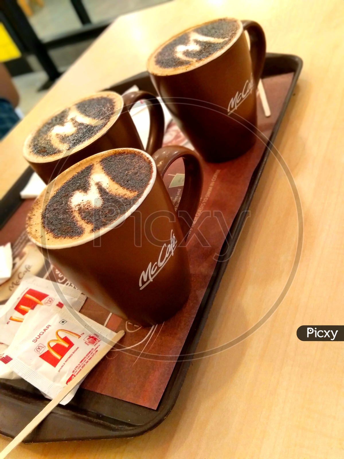 Mc Cafe. coffee in mcdonalds