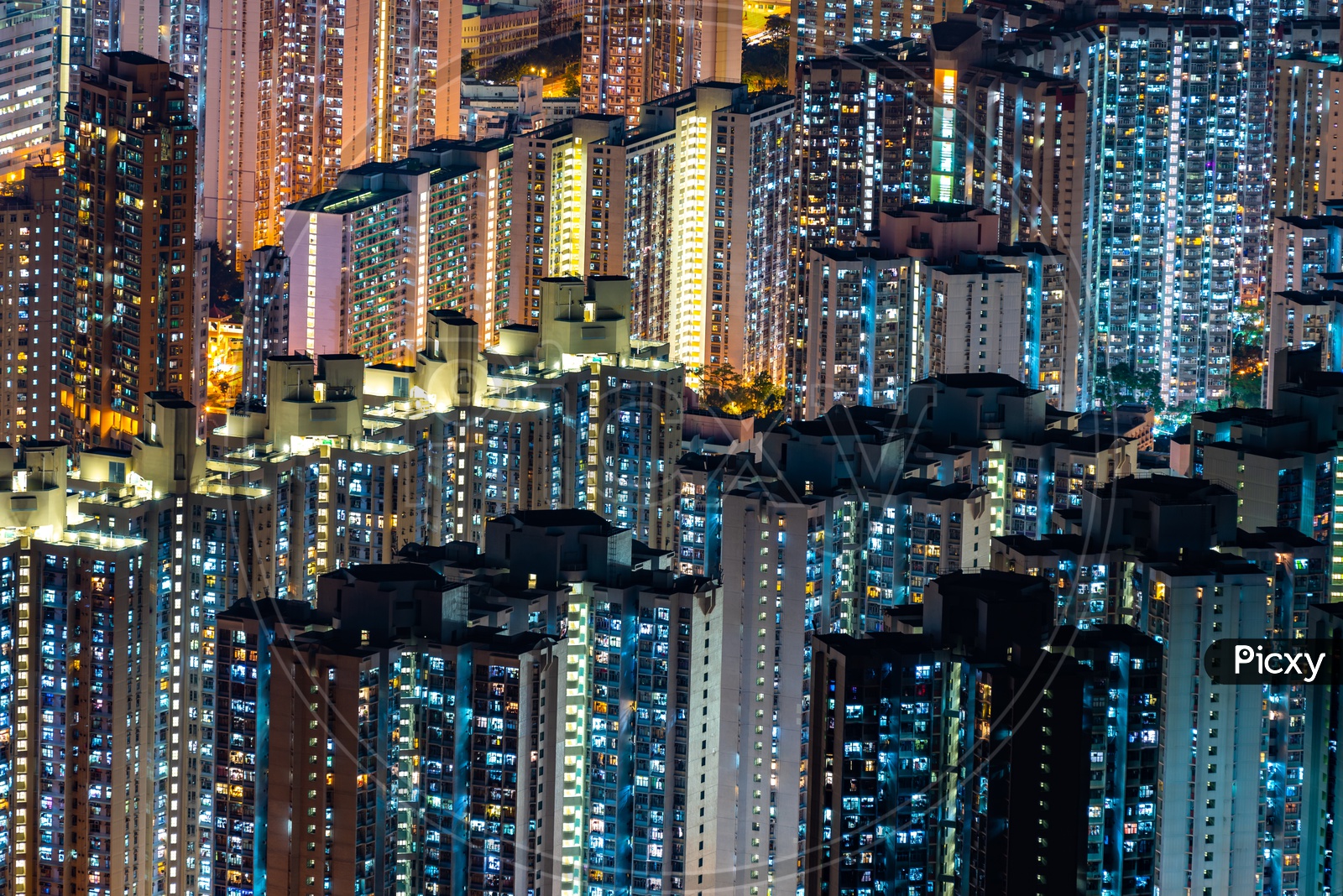 Hong Kong cityscape during night