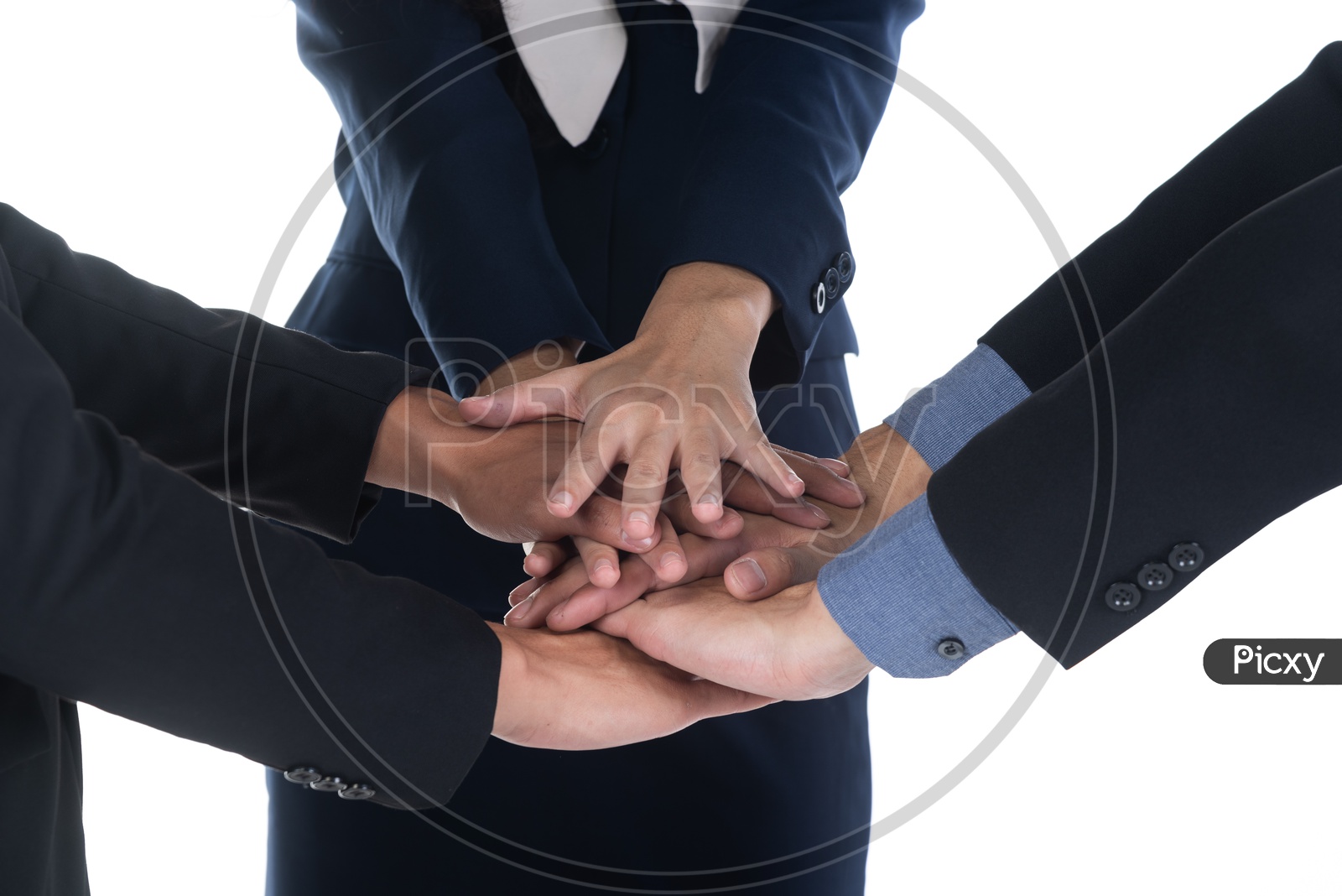 Business Team  Uniting Hands As a Sign Of team Work