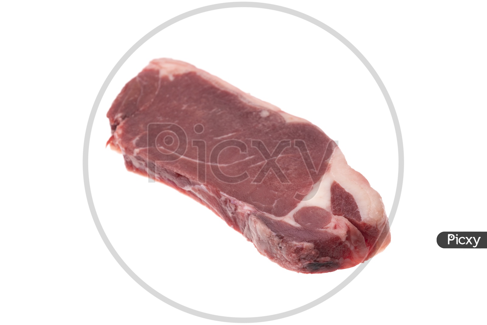 Beef Steak  On an isolated White