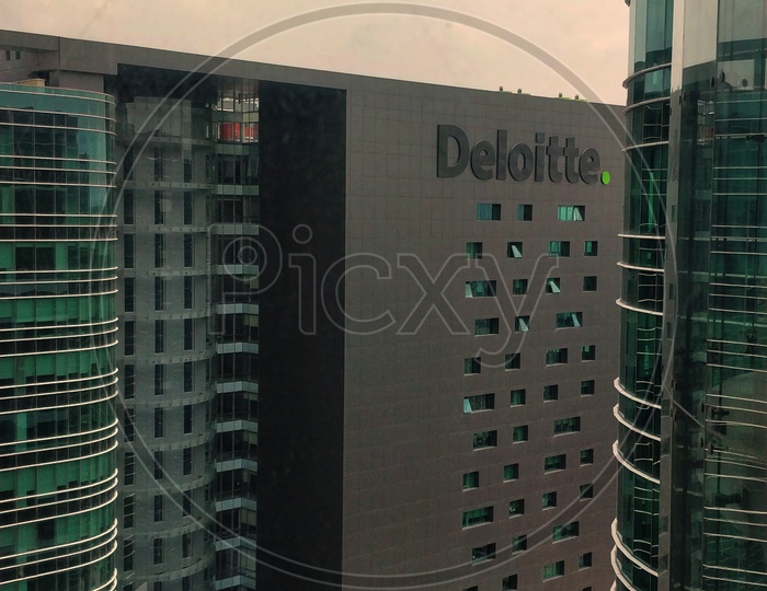 Deloitte towers from within