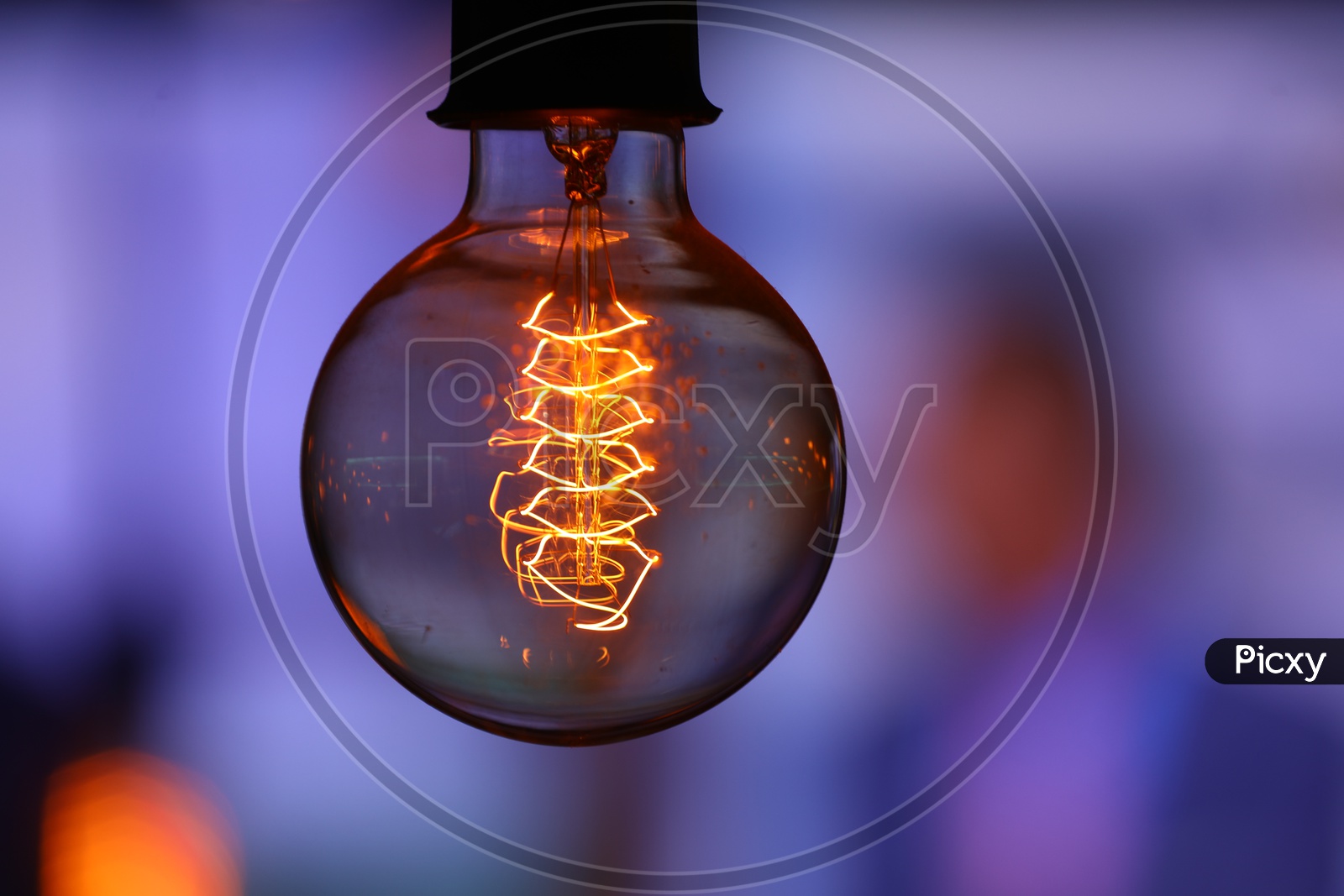 A Closeup of Tungsten Bulb