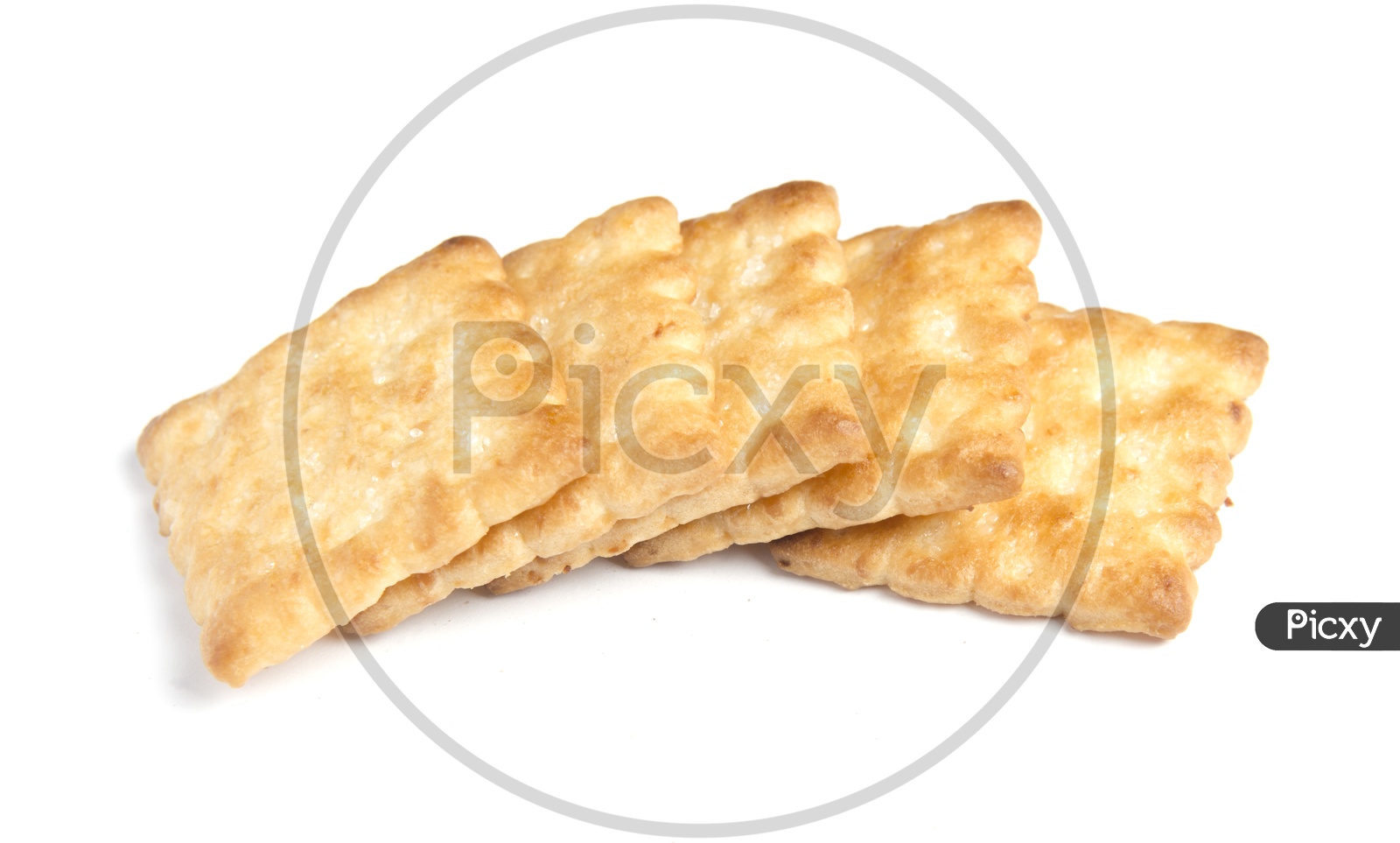 A bunch of cracker biscuits