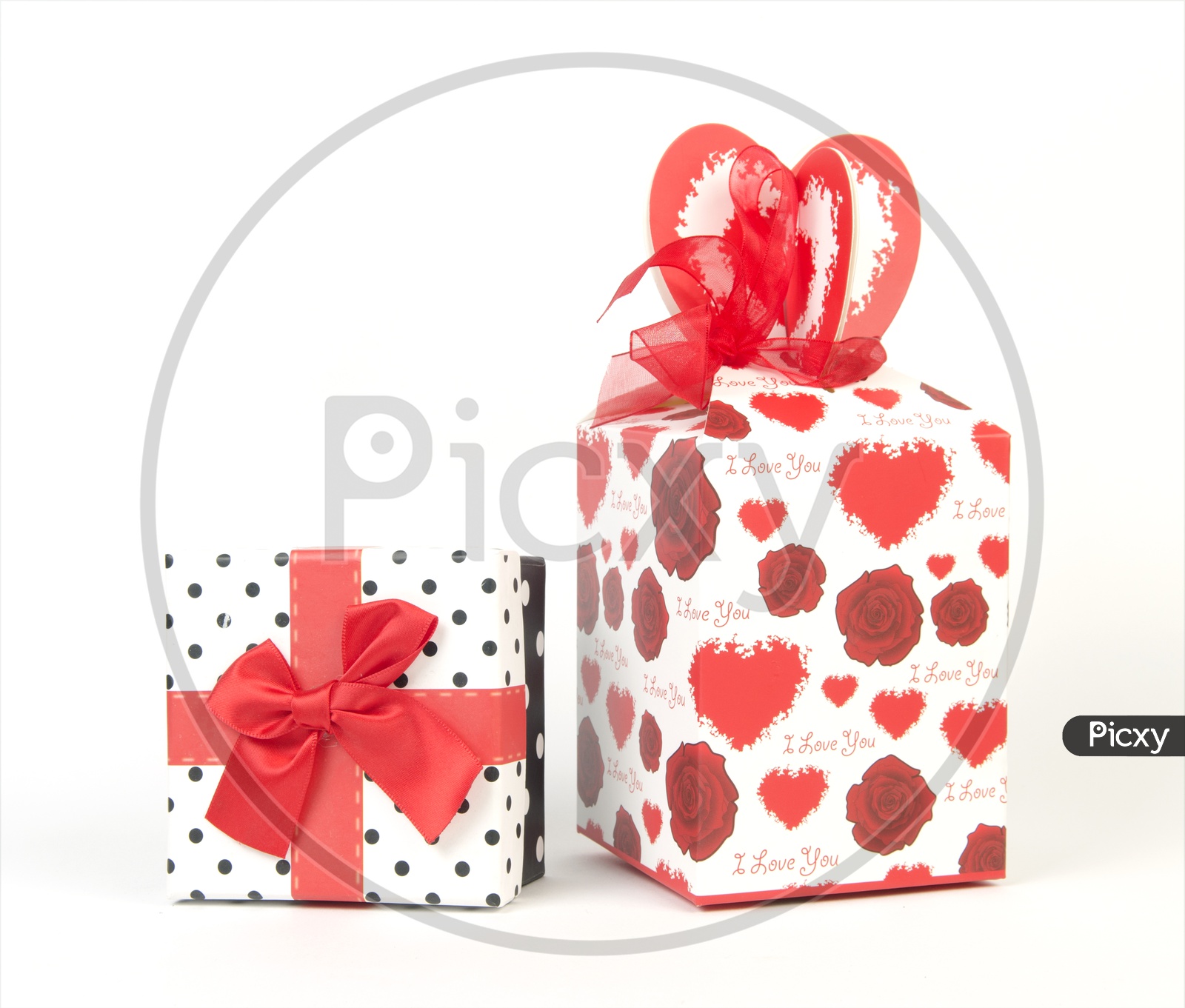 Gift Boxes for Christmas Festival Isolated over white background