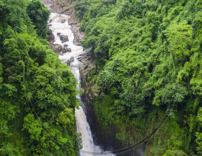 Scenic view of Haew Narok Waterfalls at Khao yai National, Thailand