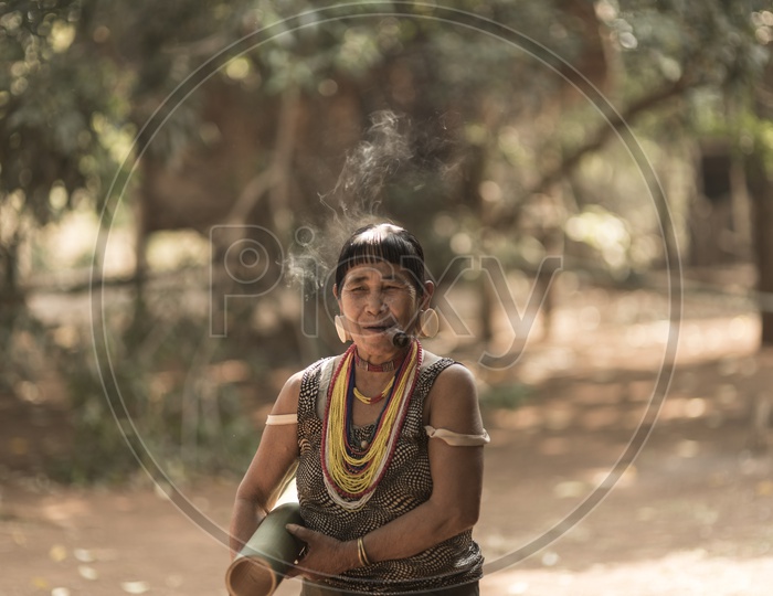 Unidentified Alak tribe man in village near plateau Bolaven, Laos