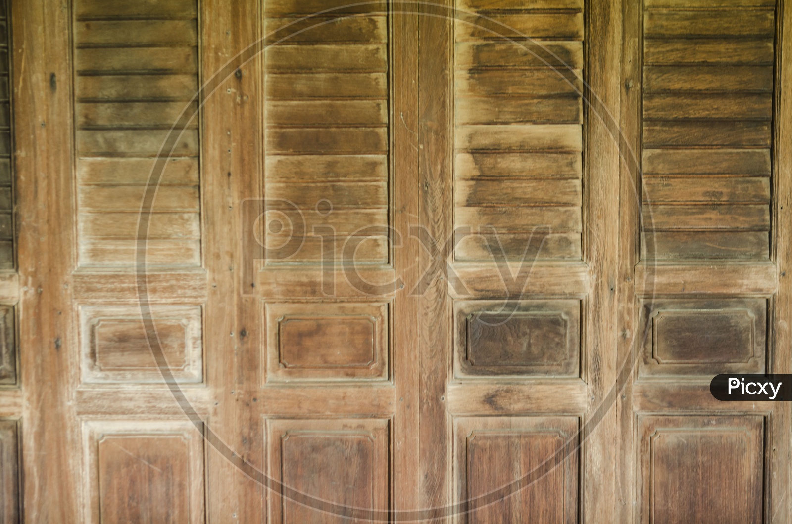 Old Wooden Door With Vintage Look