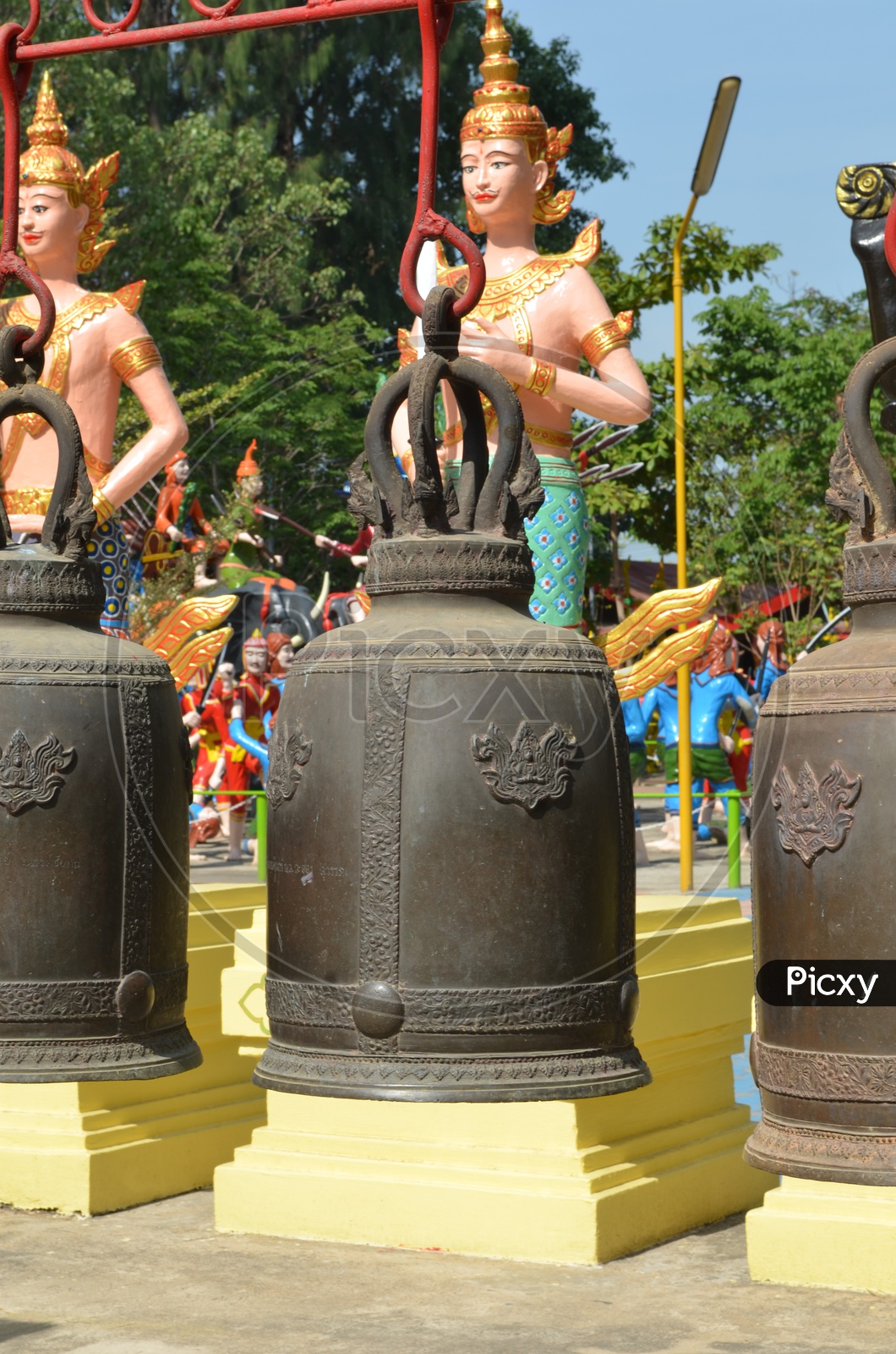 Big Bells In Buddhist Temples