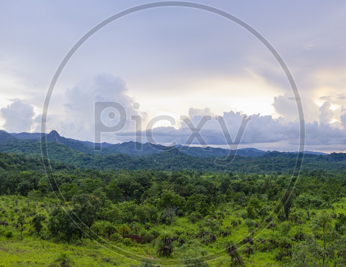 panorama of the western forest complex, Thailand