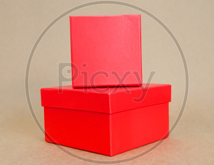 A Red Gift box for Christmas celebrations