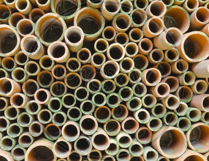 Patterns Of Pipes Filling a Background