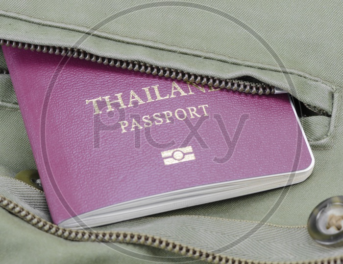 Thailand Passport , Travel Concept
