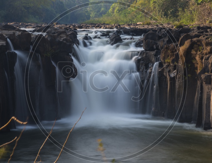 Landscape of Laos Waterfalls