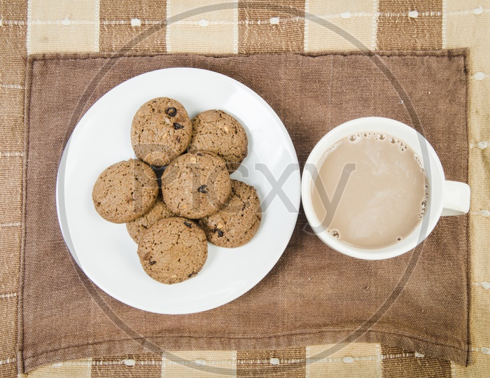 Coffee and Chocolate chips cookies