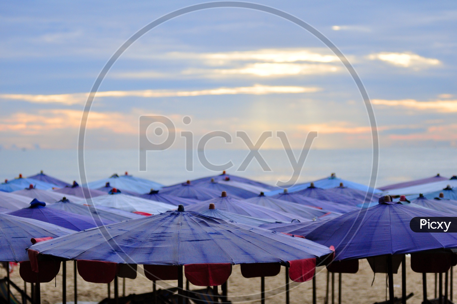 Beach umbrellas in Thailand