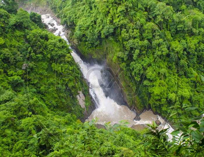 Deep Forest Haew Narok Waterfalls in Khao yai National Park, Thailand