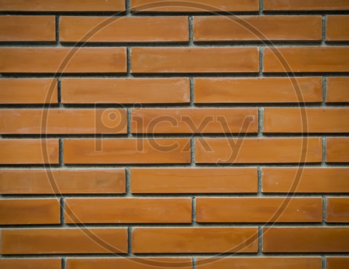 Rectangular brick wall pattern