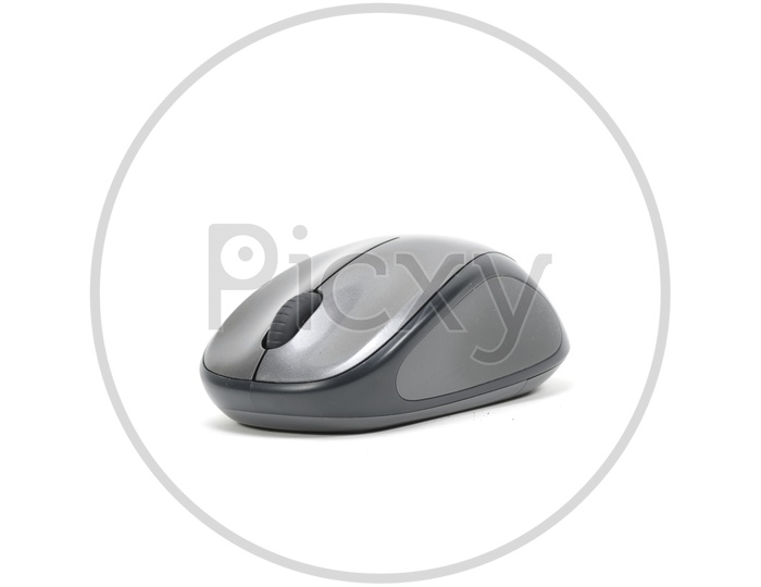Wireless Computer or Laptop Mouse isolated on white background