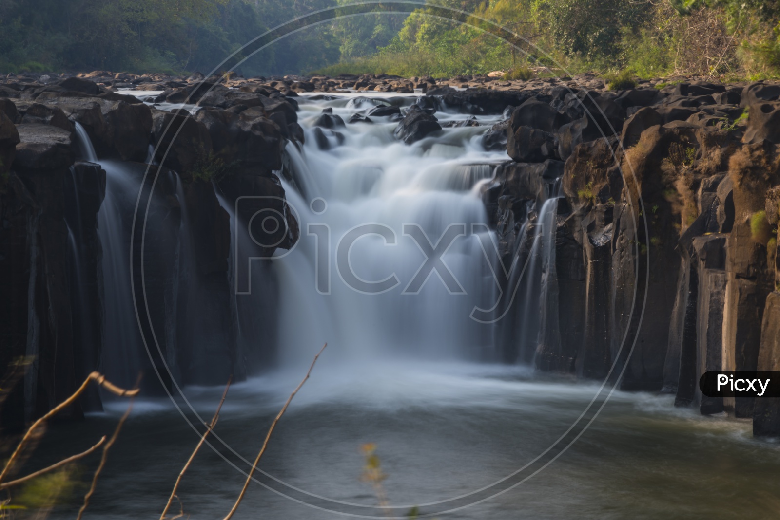 Landscape of Laos Waterfalls