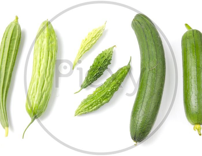 Set of different vegetables.