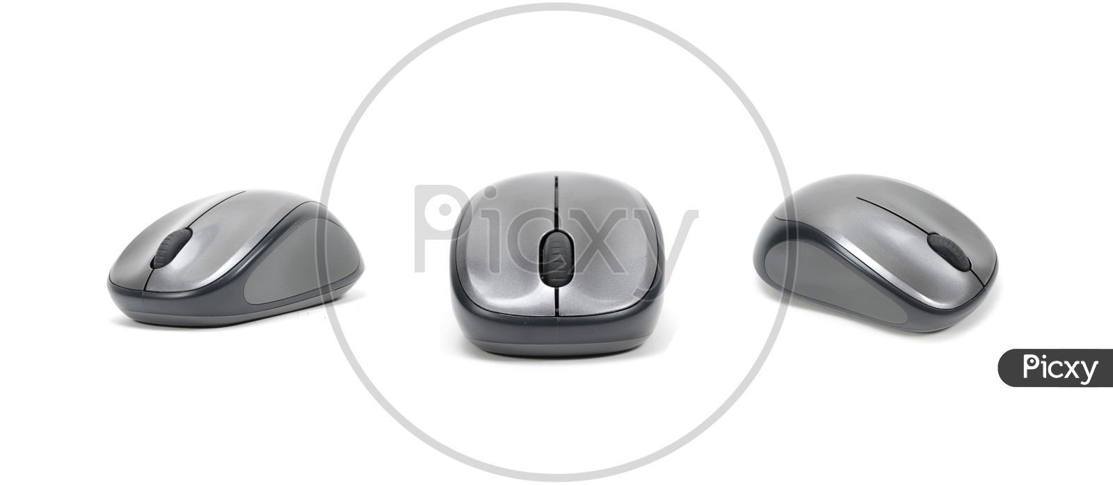 Illustration Of  Wireless computer mouse isolated on white background