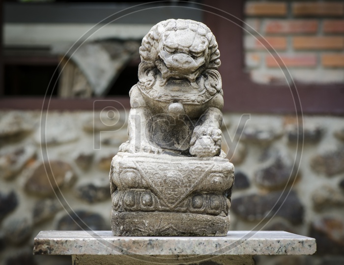 Thai Style Lion statue