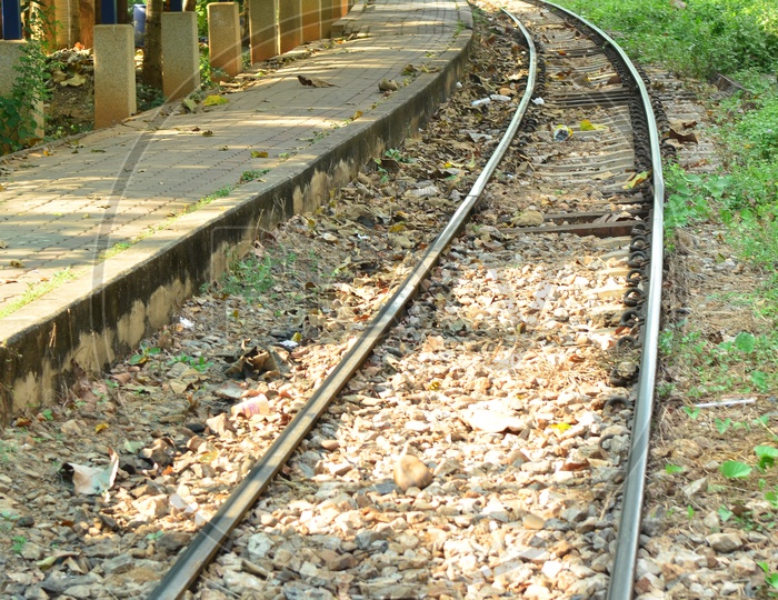 Railway Track Built During World War II In  Chantaburi  Province , Thailand