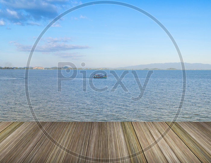 A Wooden Pier on the Sea