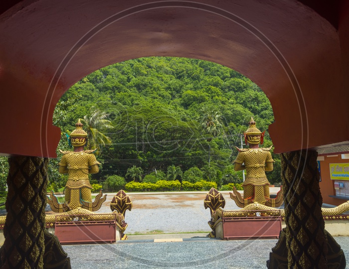 View of Meilleur Temple in Thailand