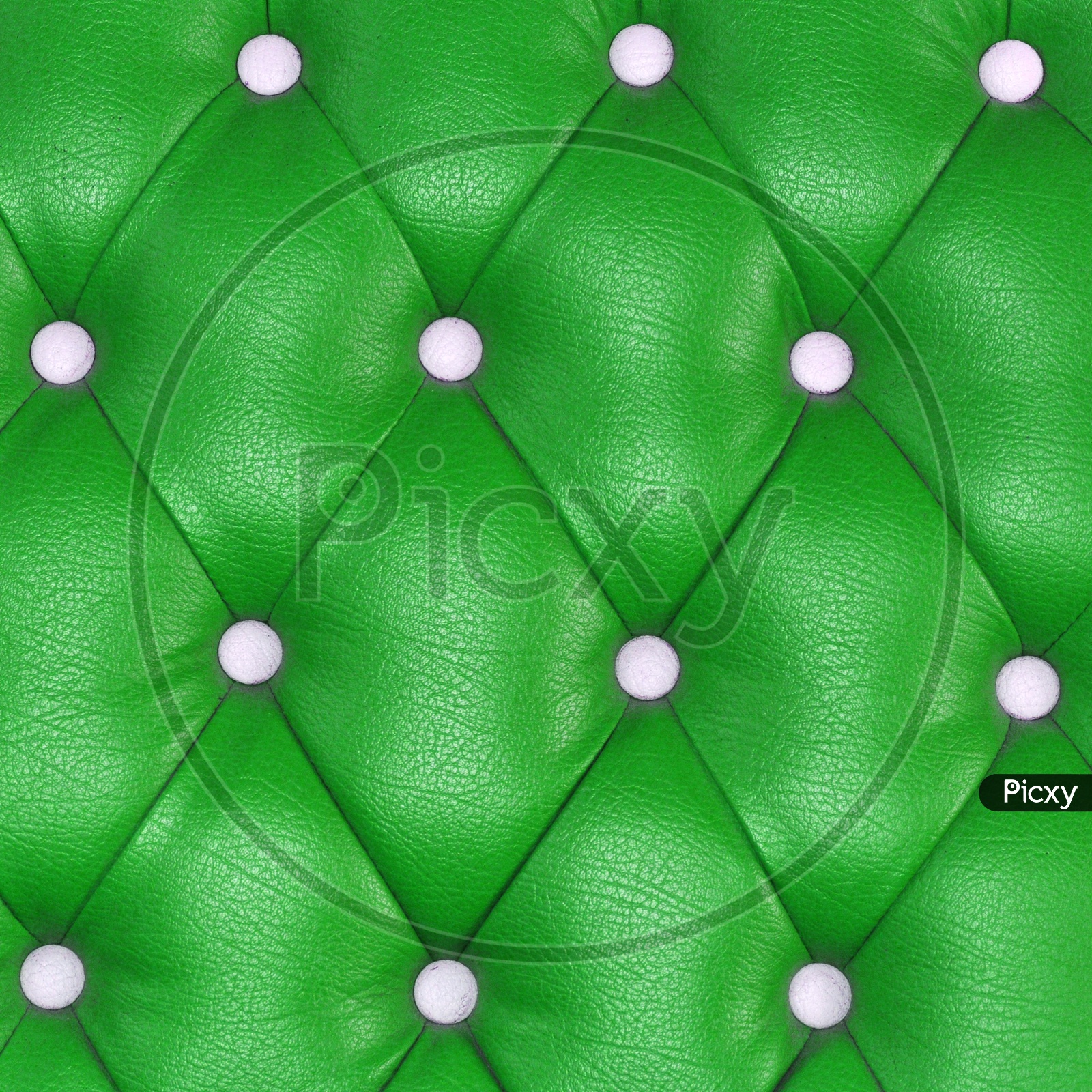 Texture of green blue leather of sofa background