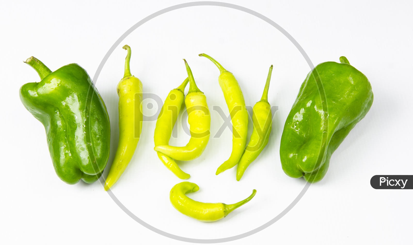 Green and Yellow Peppers