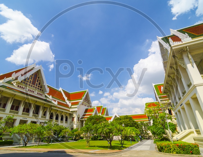 Architecture of  Chulalongkorn University, Bangkok, Thailand
