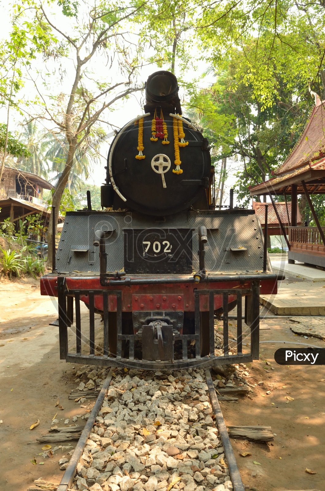 Vintage Railway Locomotive Engine