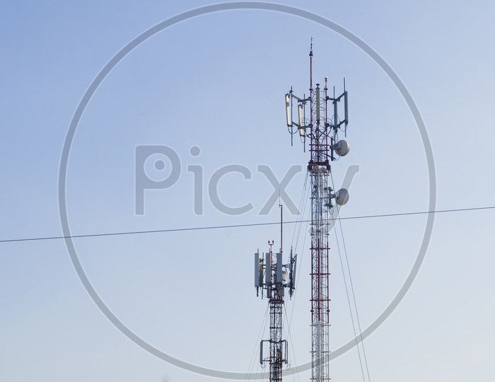 Cell Phone signal Tower in Thailand