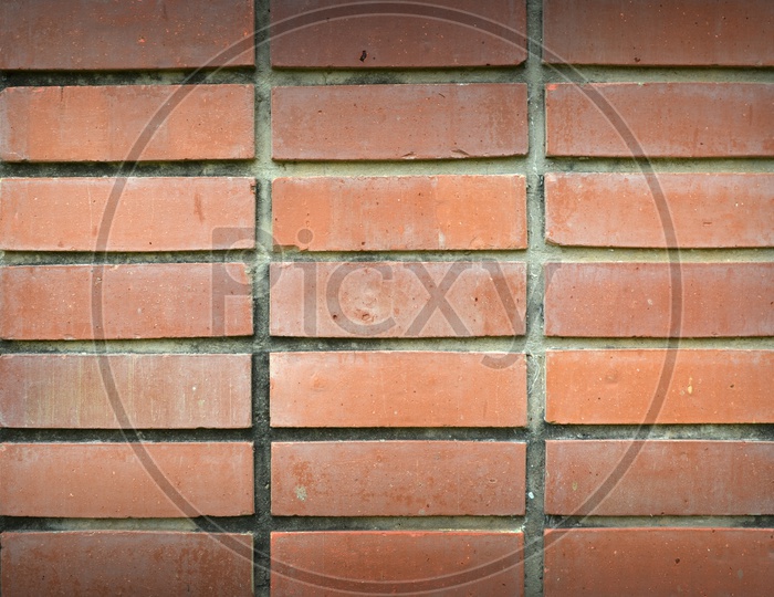 Texture of smooth brick wall