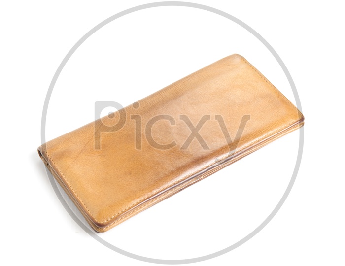 A tan wallet