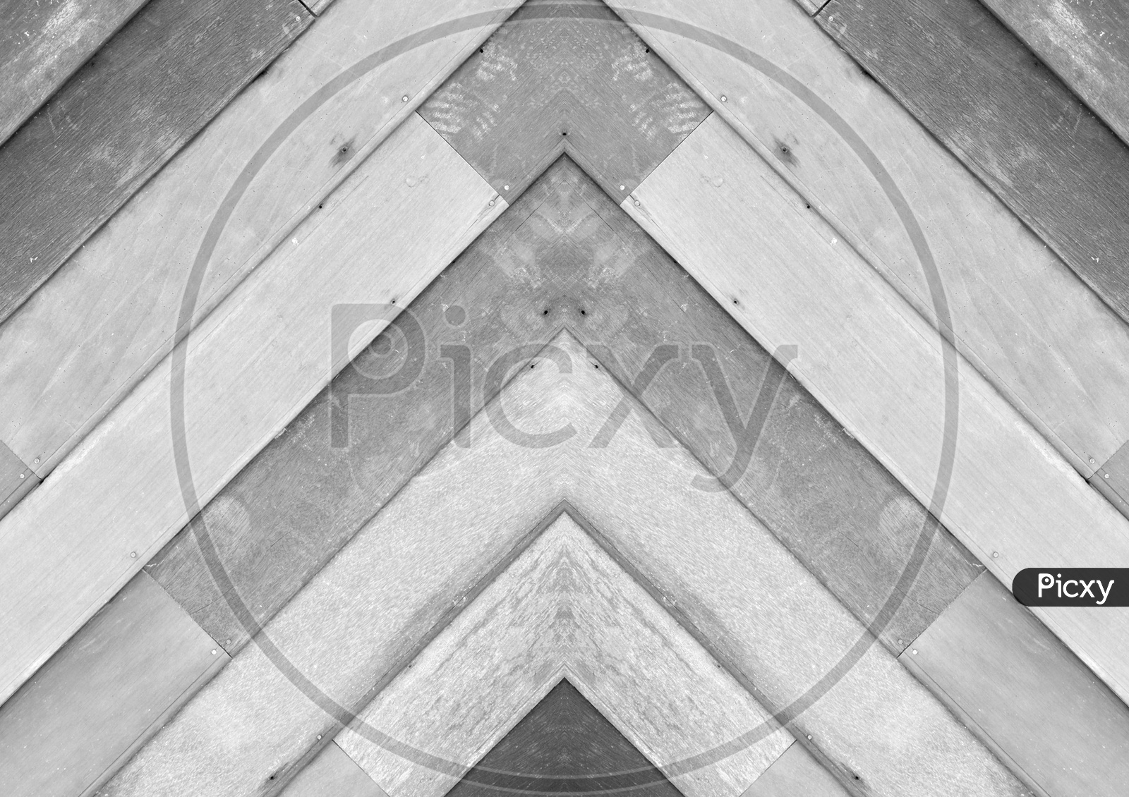 old,Abstract  grunge wood panels used as background With B&W Filter