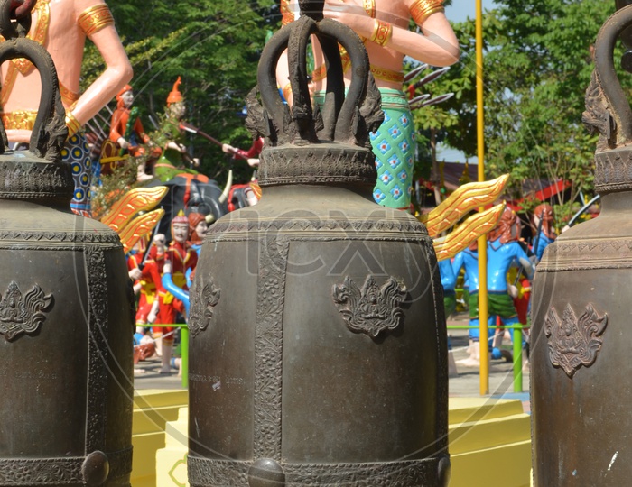 Big Bells In Buddhist Temples