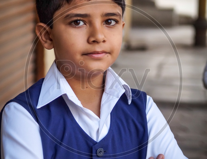Portrait of a school kid
