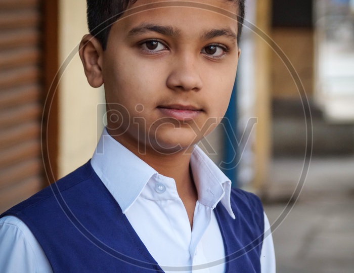 Portrait of a school kid