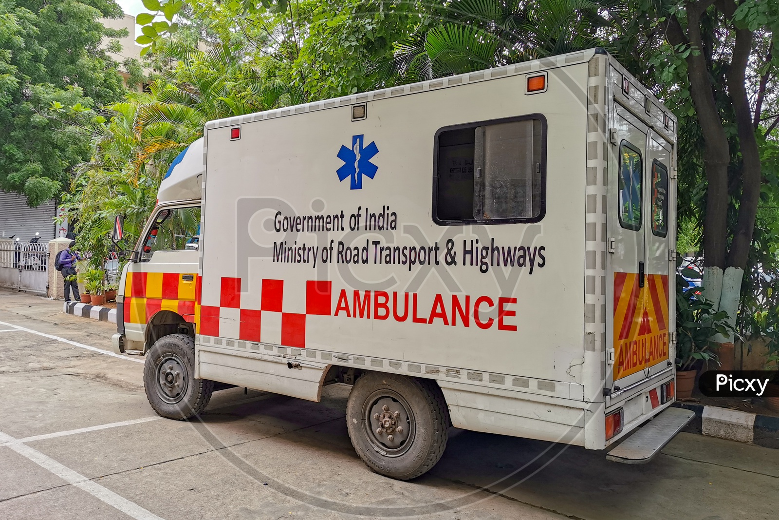 Ambulance Vehicle At NIMS Hospital Hyderabad