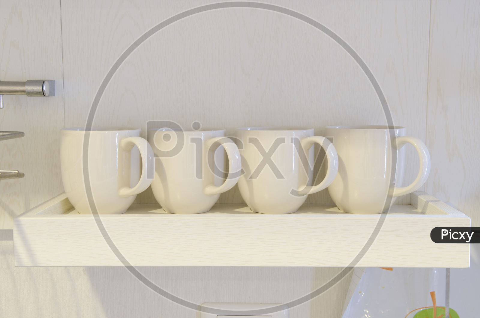 A Cup set in Modern living room