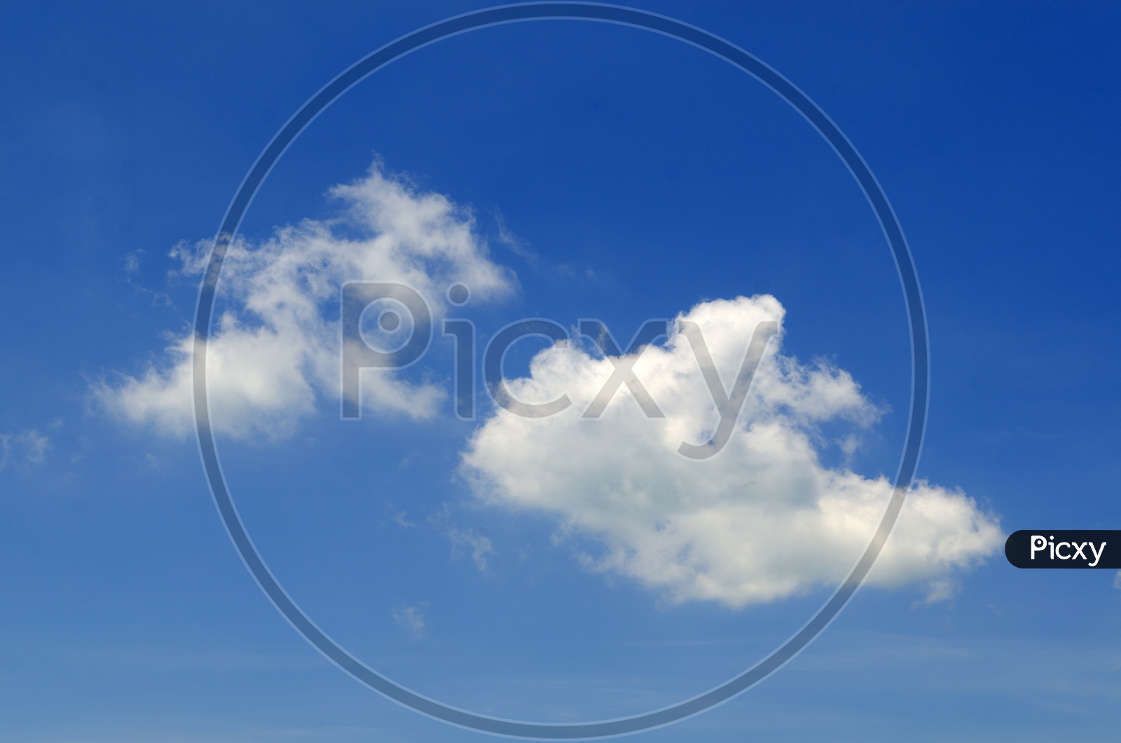 abstract background with blue sky and clouds