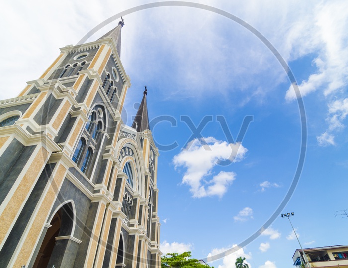 Catholic church in Chantaburi province, Thailand.