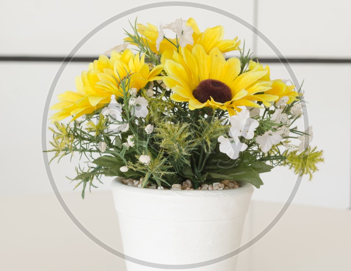 A Sun Flower vase