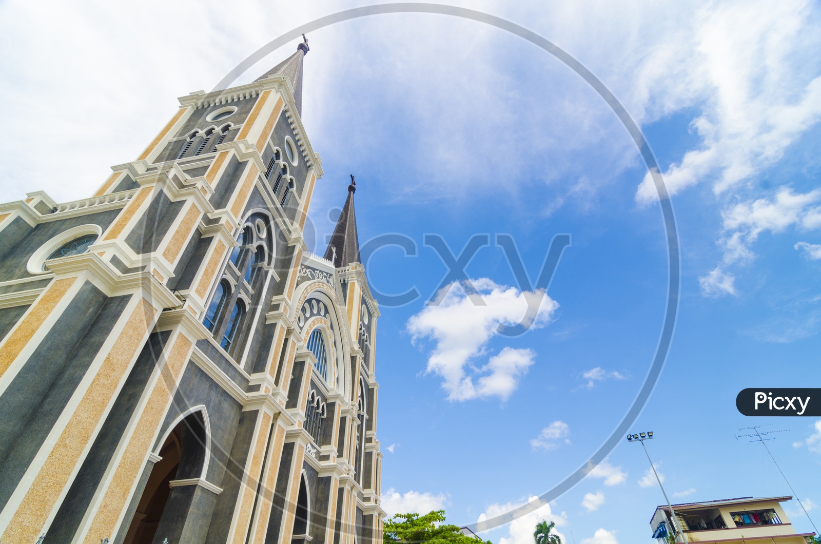 Catholic church in Chantaburi province, Thailand.